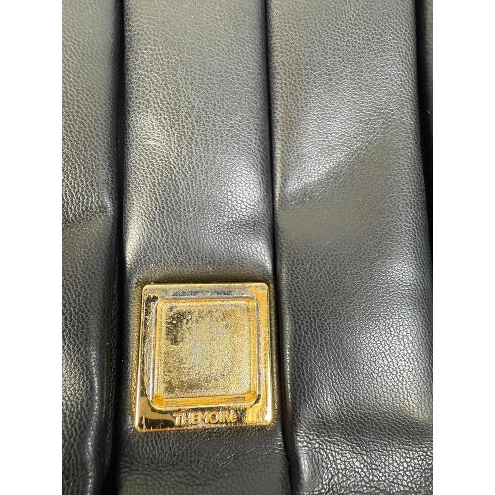 THEMOIRè Black Feronia Crossbody Bag with Hardware Tarnishing and Surface Dents - Picture 11 of 15